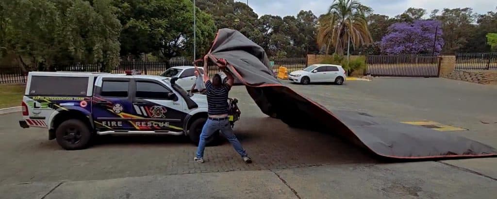 Bakkie Fire blanket